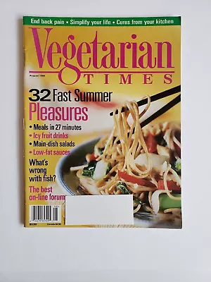 Vegetarian Times -Meals In 27 Minutes - August 1995 • $3