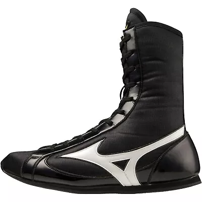 MIZUNO Boxing Shoes Black White Line Finisher MID 21GA2310 NAOYA INOUE NEW • $500.88