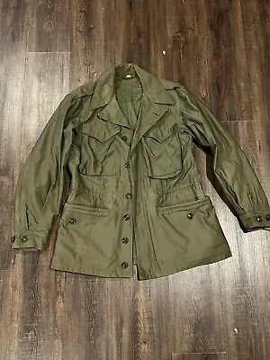 Vintage Original Combat Worn US Army  M-1943 Field Jacket 34 R WWII Era No Wash • $160