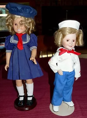 Shirley Temple Danbury Mint Dolls Dress Up & Dolls Of Silver Screen W/Stands • $15