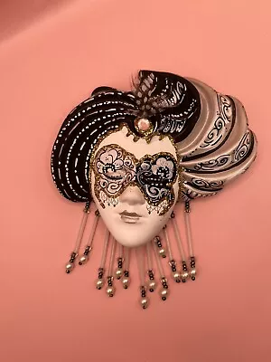 Venetian Decorative Hand Painted Wall Mask • $26