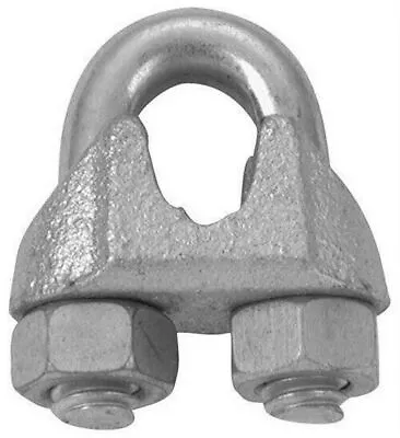 Campbell Chain 5/8  Galvanized Wire Rope Clip Cable Clamp Lot Of 5 • $18.44