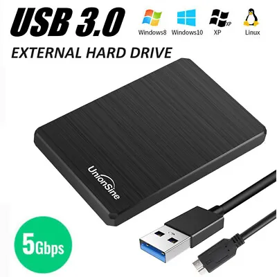 USB 3.0 2.5 Inch External Hard Drive 500GB 1TB 2TB PC Laptop MAC TV Portable HDD • £23.99
