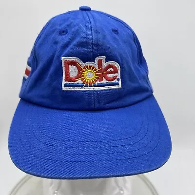 Dole Costa Rica Adult Hat Baseball Cap Blue Logo Banana Caribbean • $49.99