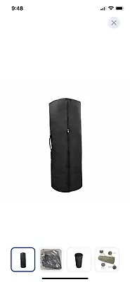 Rothco Canvas Equipment Bag - Black 21”x36” Duffle Bag • $22.99