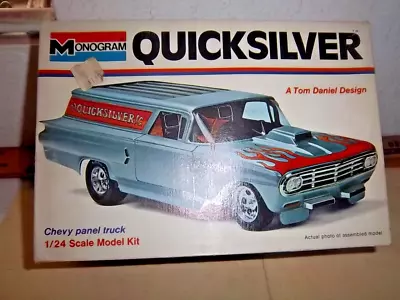 1973 Monogram Quicksilver 1960 Chevy Panel Truck 1/24 Scale Model Kit # 7531 • $20.50