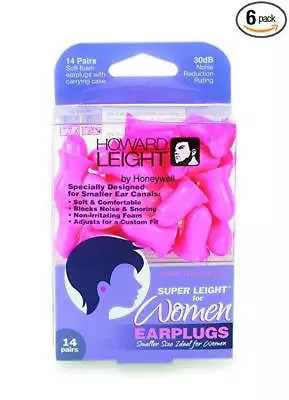 Howard Leight Super Leight Earplugs For Women-14pairs NPR30 • $10.99