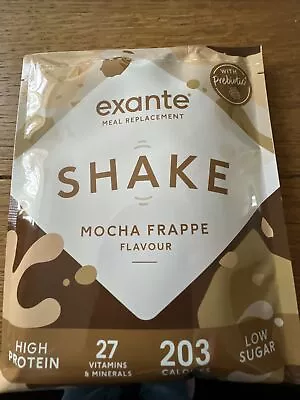 £16.99 • Buy Exante Low Sugar Mocha Frappe Meal Replacement Shake X 10. ** NEW **