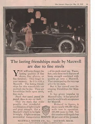 $12.40 • Buy 1920 Maxwell  Touring  Original Ad - Scarce Image - Tarrytown NY