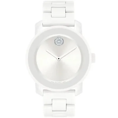 $641.90 • Buy Movado Women's Bold Ceramic Silver Dial Watch - 3600802