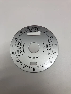 $15 • Buy Badger Meter Mechanical Preset Meter Dial Face 60qt Fits Alemite/ Graco/ Aro