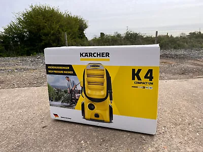 Karcher K4 COMPACT Pressure Washer 130 Bar Car Wash Power Clean 1.637-501.0 • £160