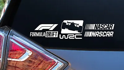 F1 Formula 1 Formula Drift WRC IndyCar Nascar Racing Car Vinyl Sticker Decals • $4.99