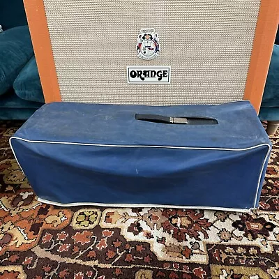 Vintage 1960s Park Marshall Original JTM 100w Offset Blue Amplifier Head Cover • £195