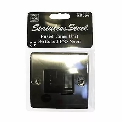 £6.31 • Buy Bg  Switch Fused Connection Unit Flex Outlet Stainless Steel. Free Delivery