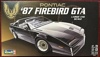 $59.99 • Buy 1:16 1987 Pontiac Firebird Trans Am GTA Revell Level 5 Model Car Kit 14535