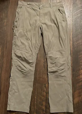 Columbia Omni-Shield Mens Outdoor Nylon Beige Pants Size 34 X 30 Outdoor Hiking • $19.99