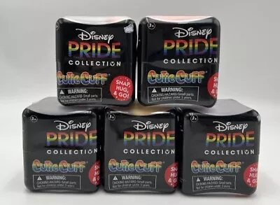 Set Of 5 Disney Pride Cutie Cuff MickeyMinnieRainbow UnicornMiss PiggyStitch • $38