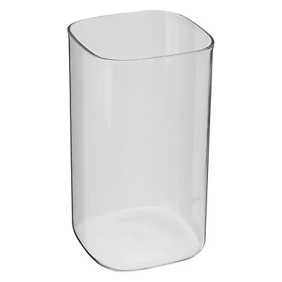 7 X4  Square Glass Vases Cube Shape Flower Vase Clear Floating Candle Holder • $23.63