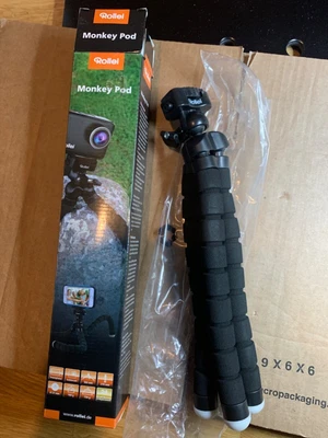 £19.99 • Buy Rollei Monkey Pod Camera Tripod Flexible In Black Flexible Mini Octopus Tripod