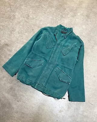 SS16 Safari Jacket In Turquoise By Haider Ackermann • $375