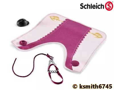 £5.25 • Buy Schleich HORSE BLANKET & HALTER SET Sofia & Blossom Fabric Toy Animal Accessory