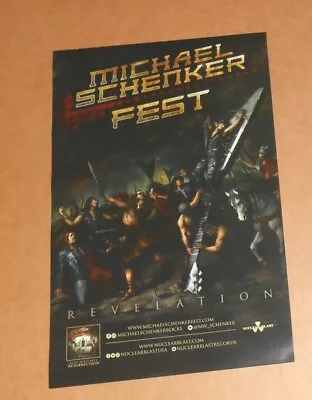 Michael Schenker Fest Revelation Poster Promo 2019 Original 11x17 • $42.95