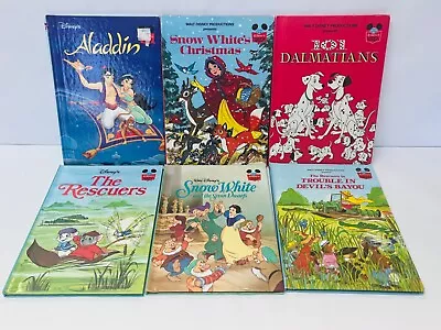 Vintage Disney Wonderful World Of Reading Children's Books Set Of 6 (B) BIN 99 • $17.95