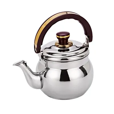 Outdoor Camping Mini Stainless Steel Whistling Kettle Kitchen Tea Pot 0.6L • £15.32