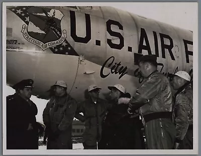 Boeing B-52 First Visit Uk Raf Brize Norton 1957 Photo Usaf 93rd Bw Castle Afb 2 • $29.95