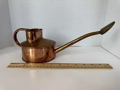 Great Vintage HAWs Copper Watering Can Long Spout W/ Rare Extender ENGLAND • $175