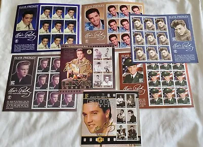 The Elvis Presley 25th Anniversary Editions 2002 Stamp Collection Mint Sheetlets • $64.52