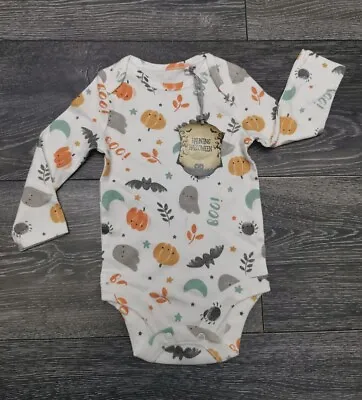 Baby Unisex Tu Halloween Print Bodysuit • £4.89