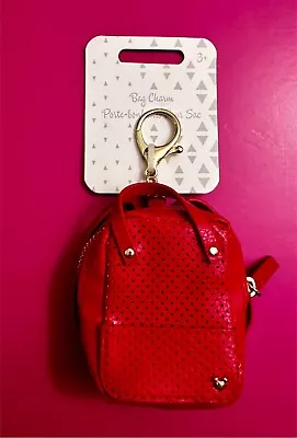 Disney Mini Backpack Bag Charm Keychain New • $25