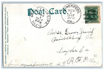 1907 Echo Lake North Conway NH Middleburg PA Liverpool PA Posted Postcard • $29.95