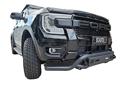 Heavy Duty Steel Nudge Bar Bumper Protection For Ford Ranger 2022 -24 Next Gen • $449.95