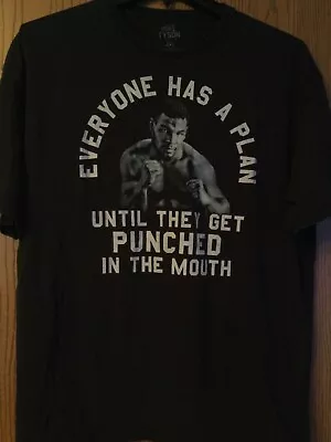 Mike Tyson - “Everyone Has A Plan Until They Get Punched … “ - Black Shirt -2XL • $40