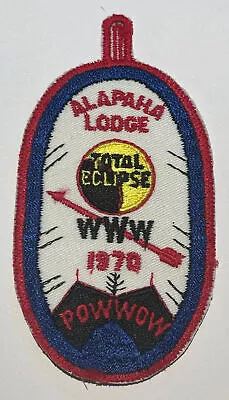 1970 OA Lodge 545 Alapaha Eclipse  Event  Patch Boy Scout Georgia CC3 • $5.99