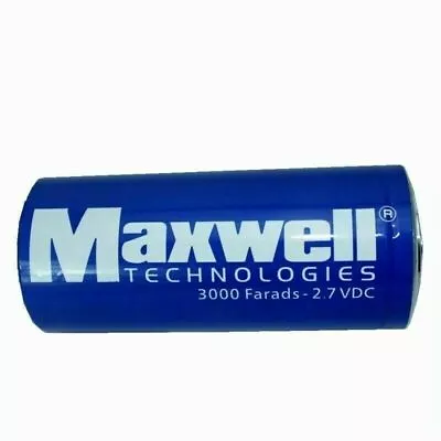 Supercapacitor Maxwell Farad Capacitor 2.7V 3000F Multipurpose Recharge Cell New • $69.69