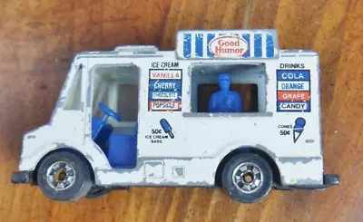 Hot Wheels Good Humor Truck Vintage Toy Ice Cream Truck W/Good Humor Man 1983 • $14.99