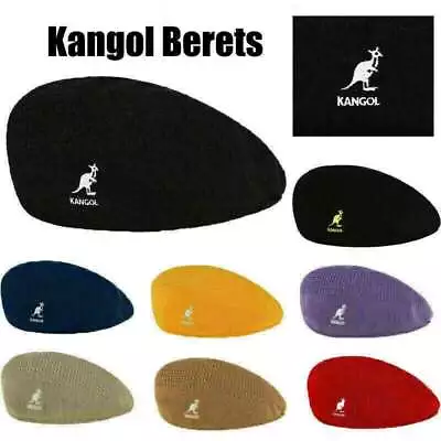 Kangol Berets Men Women Casual Knitting Mesh Hat Cap Winter Spring Ventair • £7.50