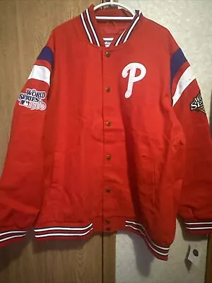 Philadelphia Phillies World Series  3xl Nwt Mens G-111 Carl Banks Jacket • $100