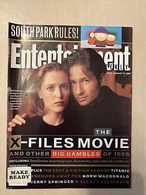 ENTERTAINMENT WEEKLY Mag January 1998  X Files Gillian Anderson David Duchovny • $4.95