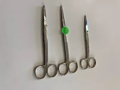 $140 • Buy Lot Of 3 V. Mueller Straight Scissors Operating Surgical Instrument SU1702