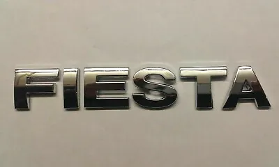 £117.99 • Buy New Chrome 3D Self-adhesive Car Letters Badge Emblem Sticker Spelling FIESTA