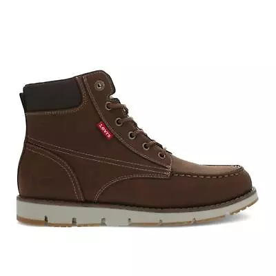 Levi's Men's Dean Wax Ul Flat Heel Boots Cedar Brown 9.5 M • $48