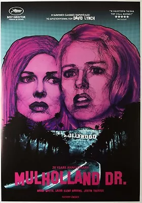 Mulholland Drive David Lynch Original Greek B1 Poster R/2021 • $40