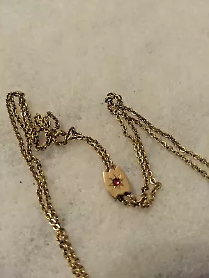 Vintage Gold Filled Slide Pocket Watch Chain 48  • $35