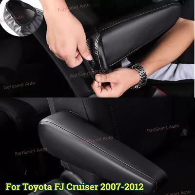 2pcs Leather Seat Armrest Cover Trim Black For Toyota FJ Cruiser 2007-12 • $30.71