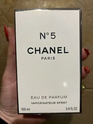 CHANEL No5 Eau De Parfum Spray Vaporisateur Spray 100ml 3.4 FL.OZ Sealed • £45